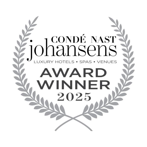 Condé Nast recognition graphic for Peterc Vineyard Estate (2025)